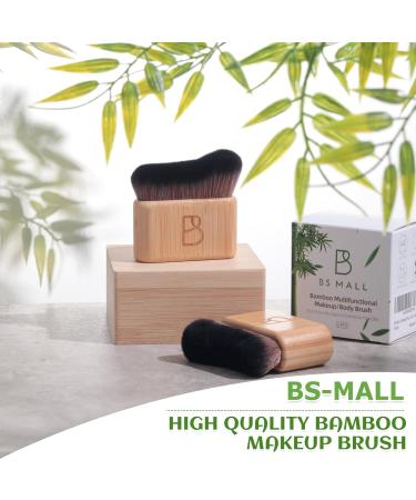 BS-MALL Self Tanning Body Brush Set | Eco-Friendly Bamboo Handles Ultra-Soft Bristles | Perfect for Face & Body Application | Travel-Friendly Makeup Brushes - Buy Online on SooperMarket.com