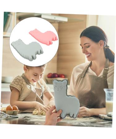 MAGICLULU Fondant Mold 2pcs Alpaca Cake Mold Chocolate Baking Supplies Silica Gel 3D Baking Mold - Buy Online on SooperMarket.com
