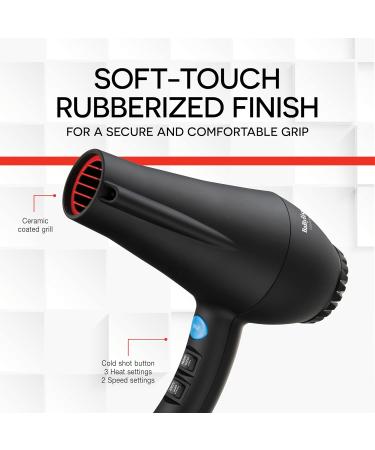 BaBylissPRO Ceramix Xtreme lonic & Ceramic Hairdryer with Soft-Touch Housing and Powerful AC Motor - Buy Online on SooperMarket.com