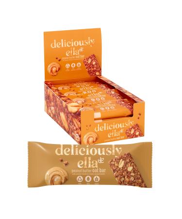 Deliciously Ella - Peanut Butter Oat Bar Gluten-Free Vegan Friendly Healthy Snack 50g (16 bars)