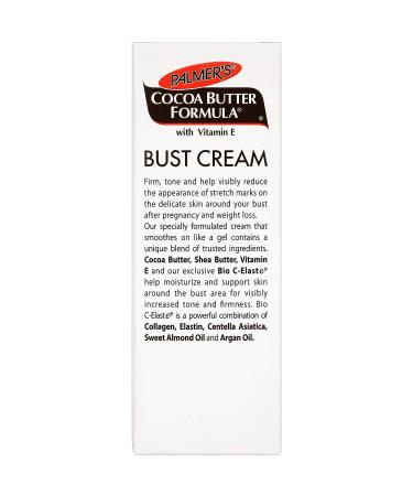Palmer's Cocoa Butter Bust Firming Massage Cream | 4.41oz (125g) | Vitamin E Enriched | Pack of 1 - Buy Online on SooperMarket.com