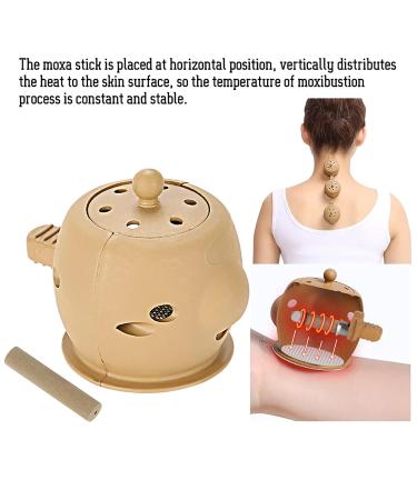 Buy Smoke-Free Moxa Rolls | 8-Piece Moxibustion Kit | Self-Adhesive Acupressure Tool & 100 Moxa Sticks - Safe & Effective - Buy Online on SooperMarket.com