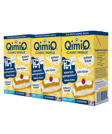 QimiQ Classic a natural cream product (Vanilla 3x250g) Vanilla 3x250g