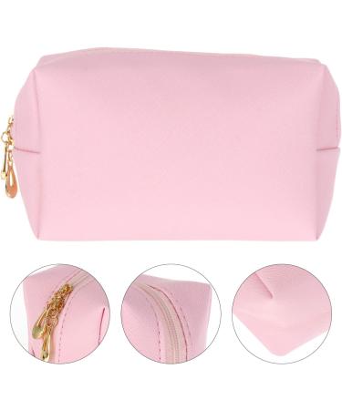 Cabilock 2-Pack Cosmetic Makeup Bags - Stylish Travel PU Bags for Women - Pink 17x10.5x6cm - Buy Online on SooperMarket.com