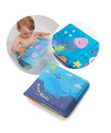 reer MyHappyBath Book - Magical bath book with color change and squeaking function colorful