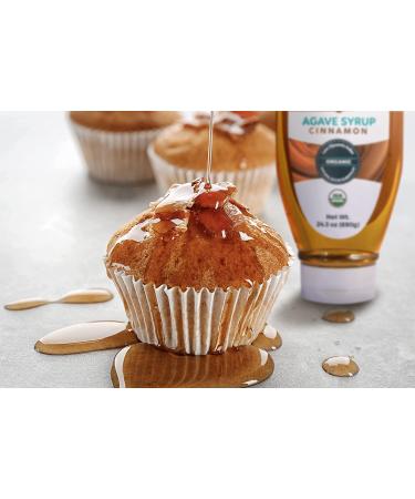 AGAVEN Cinnamon Spicy Vegan Syrup - 24.3 oz Natural Agave Nectar Sweetener - Buy Online on SooperMarket.com