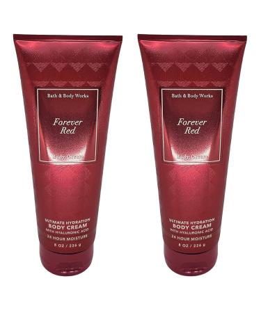 Bath and Body Works Forever Red Ultra Shea Body Cream 2 Pack - 8 Oz - Buy Online on SooperMarket.com