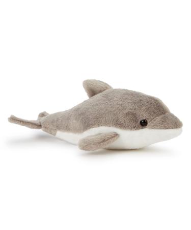Zappi Co Plush Children's Stuffed Soft Cuddly Plush Toy-Part of Safari Animals Collection Perfect for Kids (25cm Depth)(Dolphin) Dolhin