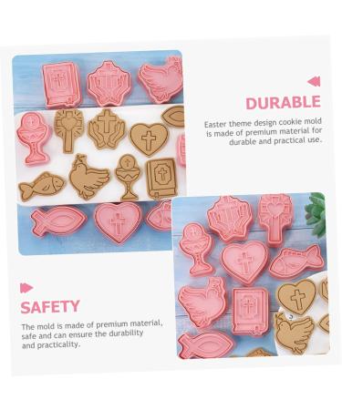 Alipis 8pcs Mold Cookie Baking Wedding Postage Stamps Fondant Cutters Chocolate Cookies Chocolate Biscotti Valentines Day Cookie Cutters Plastic Cat Food Candy Pudding Food Pp Dessert - Buy Online on SooperMarket.com