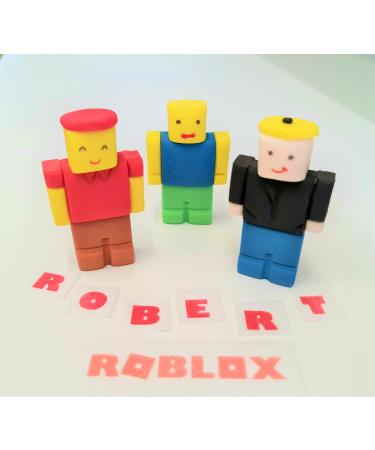 jncakes ROBLOX cake toppers edible icing personalised birthday decorations UNOFFICIAL
