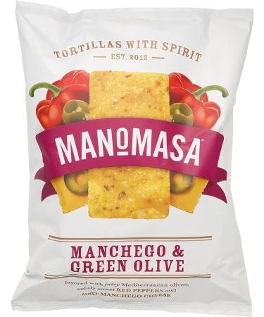 Manomasa Manchego & Green Olive 12 x 140g Manchego and Green Olive - Buy Online on SooperMarket.com