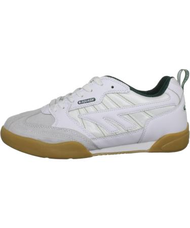 Hi-Tec Women's Squash Classic Shoes - Size 43 EU - White/Green - International Shipping Available - Buy Online on SooperMarket.com