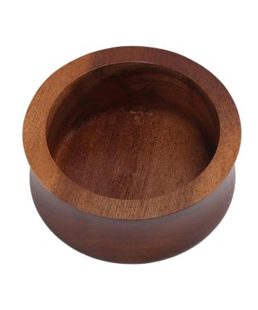 Premium Wooden Shaving Mug & Brush Bowl - Portable Barber Shop Essential with Lid | International Shipping - Buy Online on SooperMarket.com