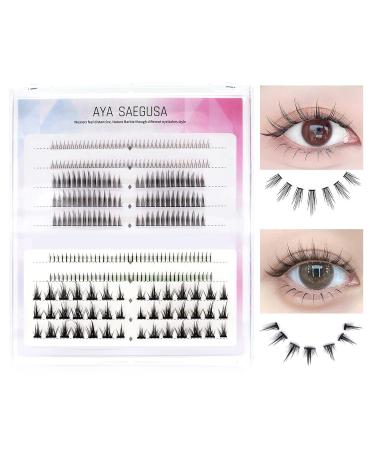 Shop Manga Lash Clusters | Natural Look Segmented Individual Eyelashes - DIY Lash Extensions in 2 Styles - Buy Online on SooperMarket.com