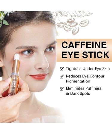 SBHEANGBA Caffeine Eye Cream for Dark Circles & Puffiness | Anti Aging Treatment with Collagen & Hyaluronic Acid | Under Eye Brightener Cream | Reduce Wrinkles & Eye Care Repair Balm - Buy Online on SooperMarket.com