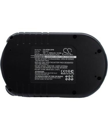 3000mAh Replacement Battery for Hitachi Tools - Compatible with EB 1812S EB 1814SL EB 1820L & More | International Shipping - Buy Online on SooperMarket.com