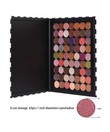 Allwon Extra Large Magnetic Palette - Checkered Black Empty Makeup Palette for Eyeshadow Lipstick Blush & Powder Perfect for International Shipping - Buy Online on SooperMarket.com