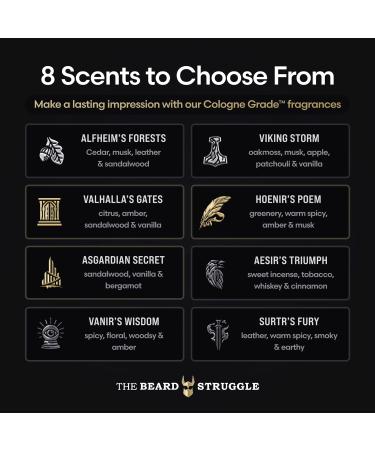 Beard Struggle Day Liquid Tonic Beard Oil - Gold Collection Asgardian Secret (30ml) - Men's Day Time Growth Oil - Buy Online on SooperMarket.com