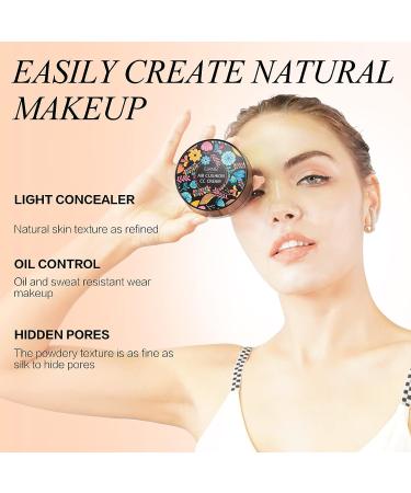 AGETITY Mushroom Head Liquid Foundation Concealer - Lasting Nude Makeup Moisturizing CC Liquid Foundation for Even Skin Tone - Natural Air Cushion BB Cream - Buy Online on SooperMarket.com