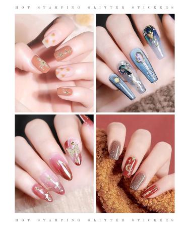 5D Gold Nail Art Sticker Decals - Vintage Classic Designs for Women & Girls - Buy Online on SooperMarket.com