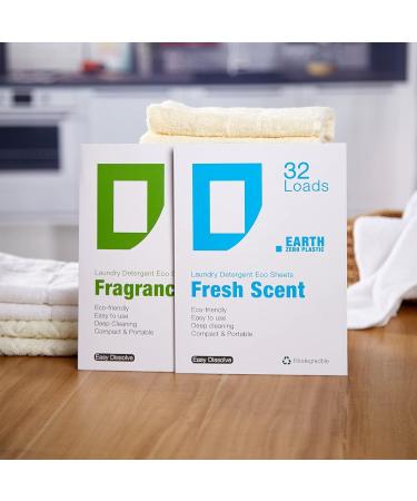 Eco-Friendly Method Laundry Detergent Sheets - Hypoallergenic & Sensitive Skin - 32 Loads - Buy Online on SooperMarket.com