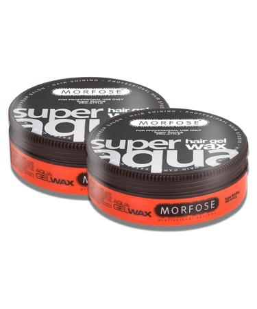Morfose Hair Gel Wax (175 ml (2-pack) Super Aqua) 175 ml (2-pack) Super Aqua