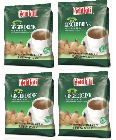 Gold Kili Ginger Drink 360g (PACK OF 4) Instant Ginger Tea.