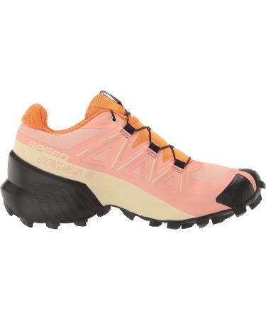 Salomon Women's Speedcross 5 Trail Running Shoes - Size 8, Blooming Dahlia/Black/Vibrant Orange - Buy Online on SooperMarket.com