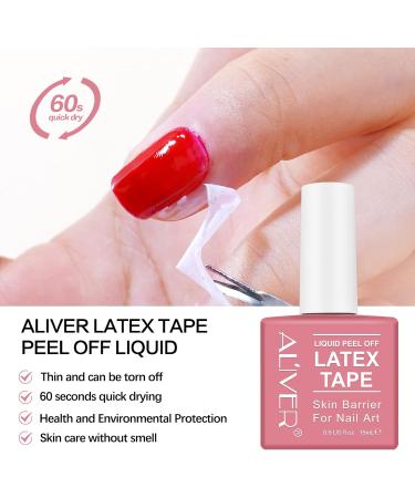 LTYYWBFB Liquid Latex Nails Peel Off Latex Tape for Nails Art Peel Off Cuticle Protector for Nail Painting Skin Barrier Protector for Gel Polish - Fast Drying Odorless Nail Polish Guard 15ML 15 ml (Pack of 1) - Buy Online on SooperMarket.com
