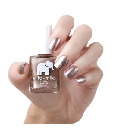 ella+mila Professional Quick Dry Nail Polish - Long-Lasting & Chip-Resistant Champagne Pop (Elite Collection B) - 0.45 fl oz - Buy Online on SooperMarket.com