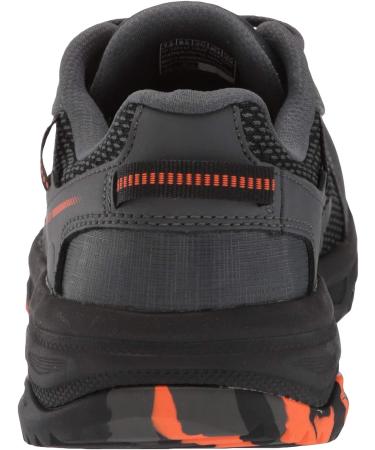 Skechers Men's GoRun Altitude Trail Shoe 10.5 - Charcoal/Orange/Black | Air Cooled Foam for Walking, Running, Hiking - Buy Online on SooperMarket.com