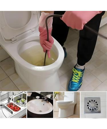 3M Spring Pipe Unblocker - Clogged Drain Cleaner Tool for Bathroom & Kitchen Sinks | Effective Pipe Dredging Solution - Buy Online on SooperMarket.com