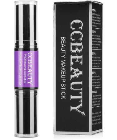 CCbeauty Cream Highlight and Contour Stick - Dual-Ended Contouring Highlighter Stick - Medium/Tan CC02 - 1 count - Buy Online on SooperMarket.com