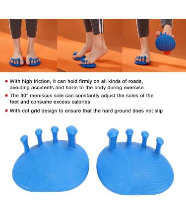 2pcs Large Friction Toe Separator Spacers | Meniscus Soles Dot Grid Design | Portable Body Corrector for Home - Buy Online on SooperMarket.com