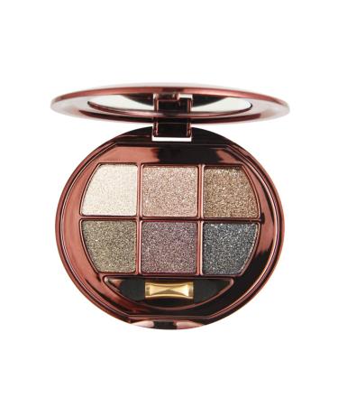 UIFCB Glitter Eyeshadow Palette  6 Color Sparkle Shimmer Eye Shadow Makeup Pallete  High Pigmented Long Lasting Silky Powder Eyeshadow Cosmetics Set (Type 2)