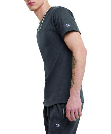Champion Classic Unisex Cotton T-Shirt for Men & Women - Granite Heather (Reg. or Big & Tall) - Buy Online on SooperMarket.com