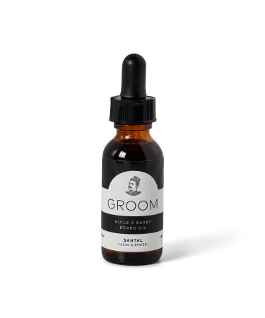 Sandalwood Beard oil by Groom - Montreal - 30 ml - Santal scent