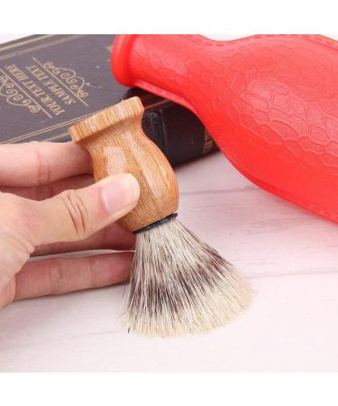 Black Badger Hair Men's Shaving Brush Barber Salon Facial Beard Cleaning Comfortable and Environmentally Attractive Design - Buy Online on SooperMarket.com