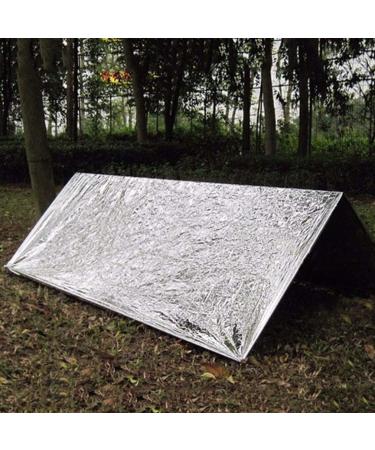 Emergency Foil Camping Blanket 130cm x 210cm - Ideal for Hiking & First Aid - Buy Online on SooperMarket.com