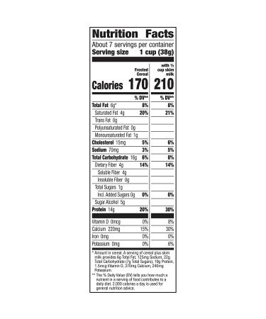 Wonderworks Keto-Friendly Frosted Cereal - 10.2 oz Box - Buy Online on SooperMarket.com