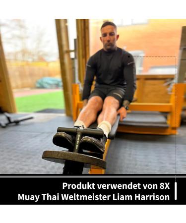Tib Bar for Tibialis Strengthening - Iron Shin Muscle Trainer with Free Weight Collar & eBook | Optimal ATG Program Equipment - Buy Online on SooperMarket.com