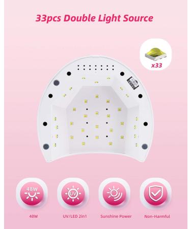 SUNUV Nail Dryer UV LED Lamp with Timer and Infrared Sensor for Perfect Home Manicures - Buy Online on SooperMarket.com