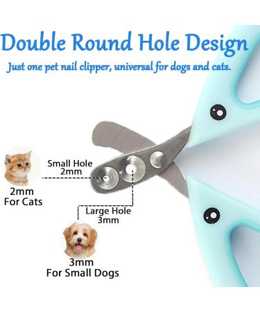 Professional Cat Claw Scissors | Bsitsss Nail Clipper for Cats & Small Dogs | Claw Cutter with Protection & Adjustable Holes - Buy Online on SooperMarket.com