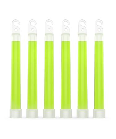 Swiss Safe Premium 6" Glow Sticks - Extra Bright, 12+ Hour Duration, Emergency Ready
