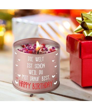 Prstenly Birthday Gift for Women - Unique Metal Candle for Girlfriend Mom Sister & Best Friend - Buy Online on SooperMarket.com