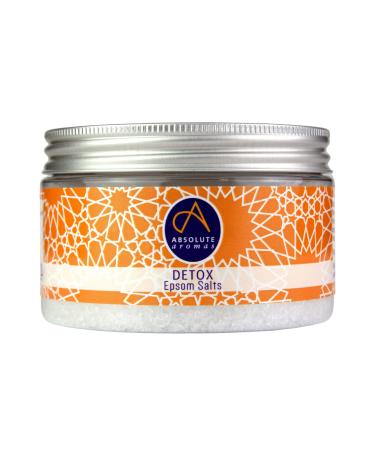 Absolute aromas- detox bathing salt 300 g- magnesium sulfate with 100% pure essential oils- juniperberry geranium palmarosa grapefruit and cedar oil- clean and revitalize.