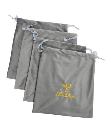 PLAFOPE Hair Dryer Bag 4pcs Hair Dryer Storage Bag Travel Hair Dryer Hair Drawstring Hair Dryer Bags Classic Organizer