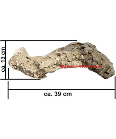 Hole Rock Aquarium Decoration - Lake Malawi S-Shape 39x13x17 cm Beige | International Shipping Available - Buy Online on SooperMarket.com
