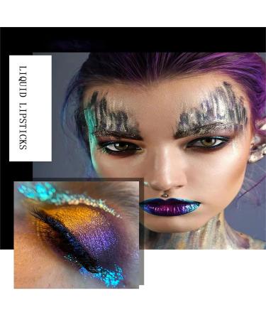 6PCS TYGHBN Multi-Chrome Liquid Lipsticks & Eyeshadow Stick Set - Buy Online on SooperMarket.com
