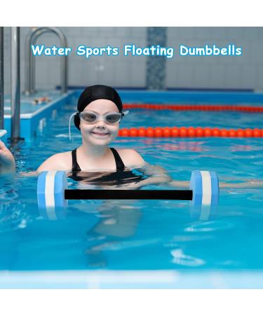Water Foam Dumbbell | Pool Weights for Water Exercise | Foam Barbells for Pool | Pink | Fitness Tool for Men, Women, Kids - Buy Online on SooperMarket.com
